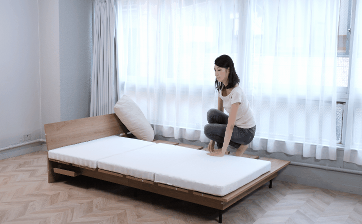 オーダーメイド級の寝心地！快適な寝姿勢へと導く3分割×硬さが選べる国産マットレス